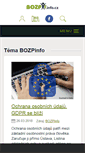 Mobile Screenshot of bozpinfo.cz